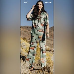 Double D Ranch Pants Wide Leg Sz Small western style New with tags $267